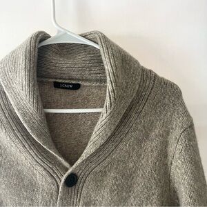 J crew | shawl cardigan chunky cable knit